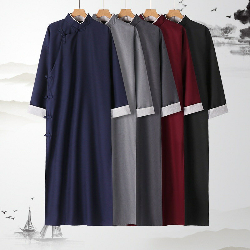 メンズ 民国風 クロストーク風 ロープ コスプレ ハロウィン イベント 立襟 文化祭 舞台衣装 男性 おし..