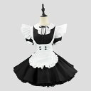 定番メイド服 3点セット レディース ワンピース 舞台衣装 エプロン付き 髪飾り付き 半袖 イベント ハロウィン フリル 文化祭 ダンス服 二次元舞踊 喫茶店 学園祭 仮装 メイドドレス ロリータ 甘ロリータ 大きいサイズ 女性 姫系 フリル コスプレ衣装 黒白系