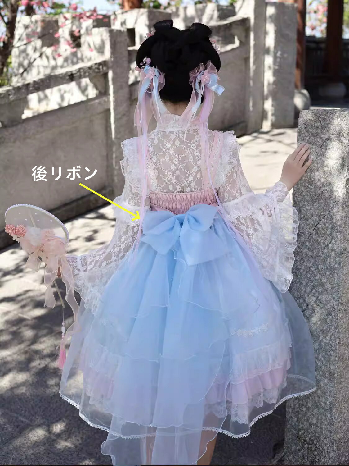 中華風 ロリータ服 ジャンパースカート レディ...の紹介画像3