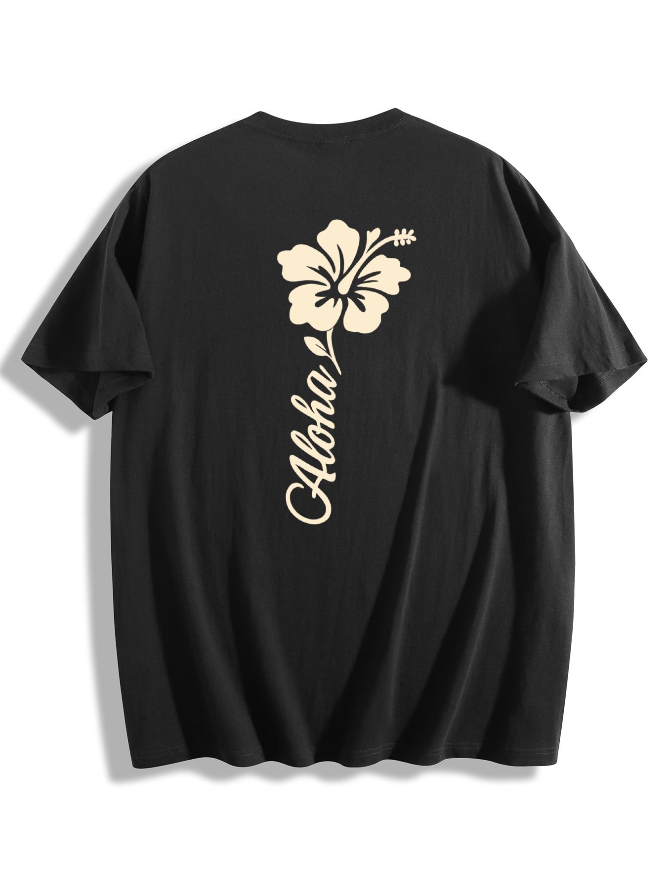 【ハワイアンデザイン】Aloha ハイビスカス T シャツ レディース コットン 100% 200g 通気性 夏用 カジュアル ビーチ リゾート ギフト S-3XL