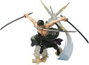 【中古】フィギュアーツZERO ONE PIECE ロロノア ゾロ -Battle Ver. 煉獄鬼斬り- 約170mm ABS PVC製 塗装済み完成品フィギュア