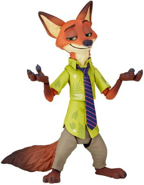 【中古】figure complex ムービー・リボ Nick Wilde ニック・ワイルド 全高約130mm ABS&PVC製 塗装済み可動フィギュア リボルテック