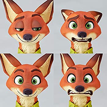 【中古】figure complex ムービー・リボ Nick Wilde ニック・ワイルド 全高約130mm ABS&PVC製 塗装済み可動フィギュア リボルテック