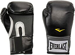 【中古】Everlast プロスタイル トレーニングボクシンググローブ ブラック 14 oz [並行輸入品]