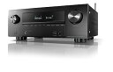 【中古】(非常に良い)Denon AVレシーバー 7.2ch Dolby Atmos/DTS:X/4K HDR/HEOS/Airplay2対応 ミドルクラス ブ...