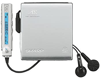 【中古】SHARP アウビィ MD-DS70-S 1ビットポータブルMDプレーヤー（シルバー）