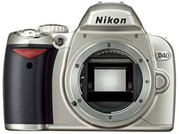 【中古】Nikon デジタル一眼レフカメラ D40 シルバー ボディ本体 D40S