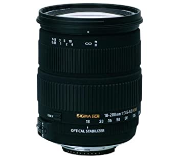 【中古】シグマ 18-200mm F3.5-6.3 DC OS HS