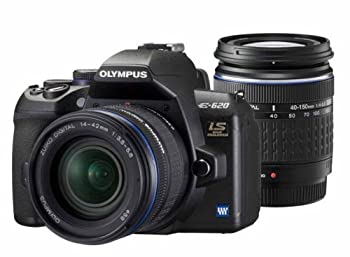 【中古】(非常に良い)OLYMPUS デジタル一眼カメラ E-620 ダブルズームキット