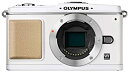 【中古】(非常に良い)OLYMPUS ミラーレス一眼 E-P1 ボディ ホワイト E-P1 BODY-WHT
