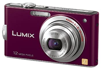 【中古】パナソニック デジタルカメラ LUMIX (ルミックス) FX60 ノーブルバイオレット DMC-FX60-V