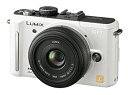 【中古】パナソニック デジタル一眼カメラ GF1 レンズキット(20mm/F1.7パンケーキレンズ付属) シェルホワイト DMC-GF1C-W