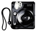 【中古】(非常に良い)FUJIFILM インスタントカメラ チェキ instax mini 50S ピアノブラック INS MINI 50S BL