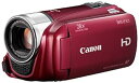 【中古】(非常に良い)Canon デジタルビデオカメラ iVIS HF R21 レッド IVISHFR21RD 光学20倍 手ブレ補正 内蔵メモリー32GB(2)