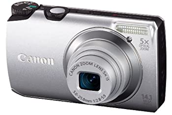 【中古】(非常に良い)Canon デジタルカメラ PowerShot A3200 IS シルバー PSA3200IS(SL)
