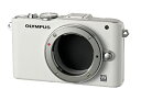 【中古】OLYMPUS ミラーレス一眼 PEN Lite E-PL3 ボディ ホワイト E-PL3 BODY WHT