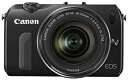 【中古】Canon ミラーレス一眼カメラ EOS M レンズキット EF-M18-55mm F3.5-5.6 IS STM付属 ブラック EOSMBK-18-55ISSTMLK