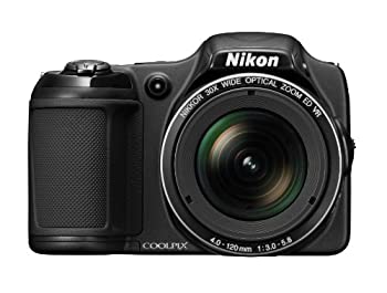 【中古】Nikon デジタルカメラ COOLPIX L820 光学30倍ズーム 有効画素数1605万画素 ブラック L820BK