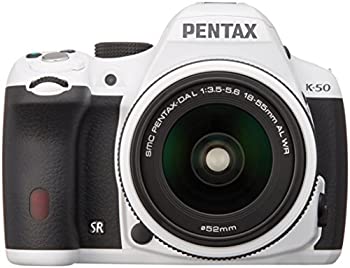 【中古】(非常に良い)RICOH デジタル一眼レフ PENTAX K-50 DAL18-55mmWRレンズキット ホワイト K-50 L18-55WR KIT WHITE 10941