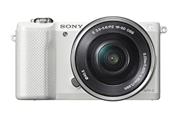 【中古】SONY α5000 パワーズームレンズキット(ホワイト/デジタル一眼)
