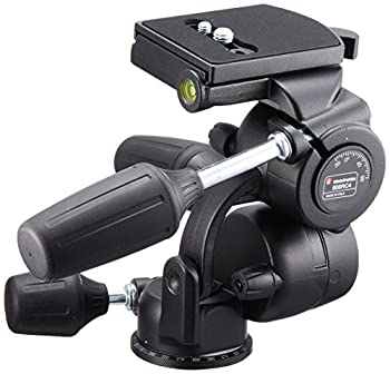 (非常に良い)Manfrotto 3WAY雲台 標準3ウェイ雲台 アルミニウム製 808RC4