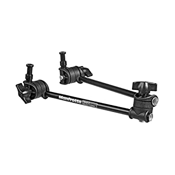 (非常に良い)Manfrotto スタジオ用シングル多関節アーム シングルアーティキュレテッドアーム 2段 16mm スピゴット付 ブラック 196AB-2