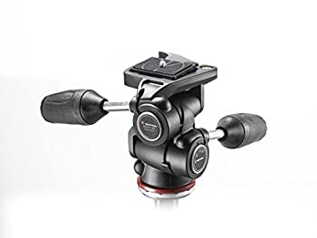 【中古】(非常に良い)Manfrotto ベーシック3WAY雲台 804 アダプト クイックリリースプレート付き MH804-3W 1