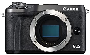 【中古】(非常に良い)Canon ミラーレス一眼カメラ EOS M6 ボディー(ブラック) EOSM6BK-BODY