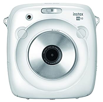 【中古】FUJIFILM デジタルチェキ SQUARE SQ10 ホワイト instax SQUARE SQ10