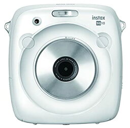 【中古】(非常に良い)FUJIFILM デジタルチェキ SQUARE SQ10 ホワイト instax SQUARE SQ10