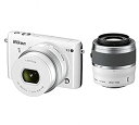 【中古】Nikon ミラーレス一眼 Nikon1 S2 ダブルズームキット ホワイト S2WZWH(2)