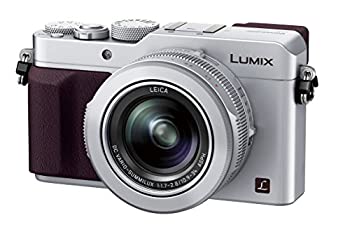 【中古】(非常に良い)パナソニック コンパクトデジタルカメラ ルミックス LX100 4/3型センサー搭載 4K動画対応 シルバー DMC-LX100-S