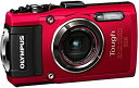 【中古】(非常に良い)OLYMPUS デジタルカメラ STYLUS TG-4 Tough レッド 1600万画素CMOS F2.0 15m 防水 100kgf耐...
