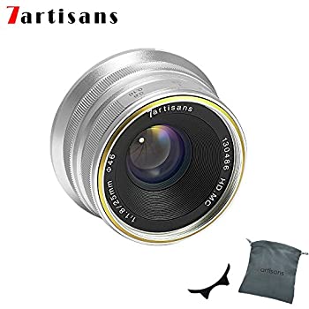 【中古】7職人25?mm f1.8?APS - Cフレーム手動フォーカスプライム固定レンズfor Sony e-mount Like a6500?a6300?a6000?a7?a7ii a7r a7rii a7s a7sii (Sli