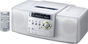 【中古】(非常に良い)ケンウッド CD・MD・ラジオパーソナルステレオシステム (ホワイト) MDX-L1-W