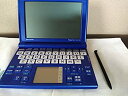 【中古】(非常に良い)シャープ Papyrus 電子辞書 PW-GT570-A ブルー 学習モデル 72コンテンツ 4言語(日・英・中・韓)対応手書きパッド Wバックライト付高精細5.5型HV(2)