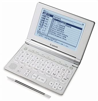 【中古】(非常に良い)キヤノン WORDTANKV320【メーカー名】キヤノン【メーカー型番】WORDTANKV320【ブランド名】キヤノン【商品説明】キヤノン WORDTANKV320当店では初期不良に限り、商品到着から7日間は返品を 受付けております。お問い合わせ・メールにて不具合詳細をご連絡ください。【重要】商品によって返品先倉庫が異なります。返送先ご連絡まで必ずお待ちください。連絡を待たず会社住所等へ送られた場合は返送費用ご負担となります。予めご了承ください。他モールとの併売品の為、完売の際はキャンセルご連絡させて頂きます。中古品の画像および商品タイトルに「限定」「初回」「保証」「DLコード」などの表記がありましても、特典・付属品・帯・保証等は付いておりません。電子辞書、コンパクトオーディオプレーヤー等のイヤホンは写真にありましても衛生上、基本お付けしておりません。※未使用品は除く品名に【import】【輸入】【北米】【海外】等の国内商品でないと把握できる表記商品について国内のDVDプレイヤー、ゲーム機で稼働しない場合がございます。予めご了承の上、購入ください。掲載と付属品が異なる場合は確認のご連絡をさせて頂きます。ご注文からお届けまで1、ご注文⇒ご注文は24時間受け付けております。2、注文確認⇒ご注文後、当店から注文確認メールを送信します。3、お届けまで3〜10営業日程度とお考えください。4、入金確認⇒前払い決済をご選択の場合、ご入金確認後、配送手配を致します。5、出荷⇒配送準備が整い次第、出荷致します。配送業者、追跡番号等の詳細をメール送信致します。6、到着⇒出荷後、1〜3日後に商品が到着します。　※離島、北海道、九州、沖縄は遅れる場合がございます。予めご了承下さい。お電話でのお問合せは少人数で運営の為受け付けておりませんので、お問い合わせ・メールにてお願い致します。営業時間　月〜金　11:00〜17:00★お客様都合によるご注文後のキャンセル・返品はお受けしておりませんのでご了承ください。ご来店ありがとうございます。当店では良品中古を多数揃えております。お電話でのお問合せは少人数で運営の為受け付けておりませんので、お問い合わせ・メールにてお願い致します。