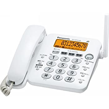 【中古】パナソニック RU・RU・RU デジタルコードレス電話機 子機1台付き ホワイト VE-GP24DL-W