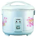 【中古】(非常に良い)Tiger JNP-1000-FL 5.5-Cup (Uncooked) Rice Cooker and Warmer Floral White by Tiger Corporation