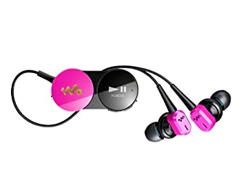 【中古】SONY カナル型ワイヤレスイヤホン ウォークマン用 ノイズキャンセリング Bluetooth対応 ピンク MDR-NWBT10N/P