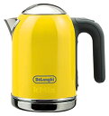 【中古】DeLonghi kMix(ケーミックス) ブティック 電気ケトル イエロー 0.75L SJM010J-YW
