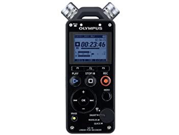 【中古】(非常に良い)OLYMPUS リニアPCMレコーダー 4GB 自動録音レベル調整機能 3マイクシステム搭載 LS-14