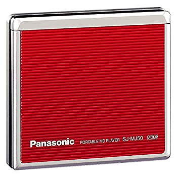 【中古】Panasonic パナソニック SJ-MJ50-R レッド ポータブルMDプレーヤー MDLP対応 (MD再生専用機/MDウォークマン) 本体