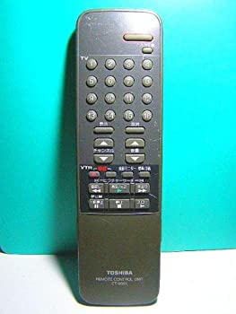 【中古】東芝 テレビ ビデオリモコン CT-9655