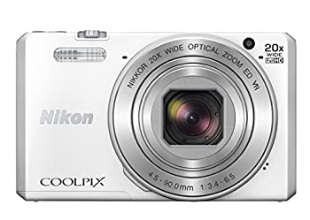 【中古】(非常に良い)Nikon デジタルカメラ COOLPIX S7000 20倍ズーム 1605万画素 ホワイト S7000WH