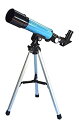 【中古】(未使用・未開封品)MIZAR(ミザールテック) 天体望遠鏡 屈折式 50mm 口径 コンパクトタイプ 経緯台 三脚 セット ブルー AR-50BL
