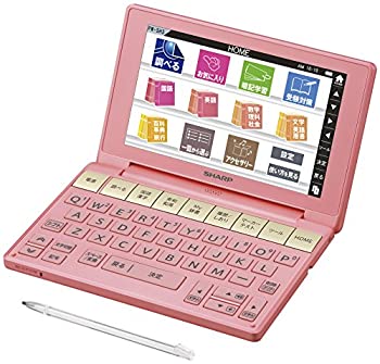 【中古】(未使用・未開封品)シャープ カラ―電子辞書 Brain 高校生モデル ピンク系 PW-SH3-P