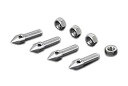【中古】AET M6規格スパイク 4本 専用ナット付属 EVO-M632A(2)