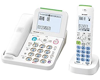 【中古】(未使用・未開封品)シャープ 電話機 コードレス 子機1台付き 振り込め詐欺対策機能搭載 JD-AT85CL