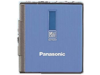 【中古】Panasonic パナソニック SJ-MJ30-A ブルー ポータブルMDプレーヤー MDLP非対応 （MD再生専用機/MDウォークマン）